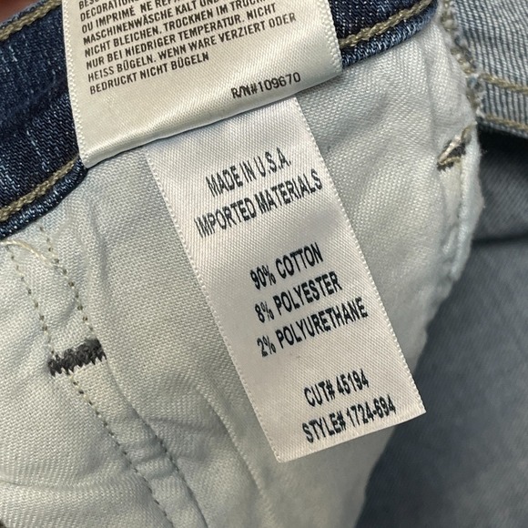 Citizens of Humanity Harlow Jeans Womens 27x30 Blue Denim High Rise Slim Fit - Picture 16 of 16